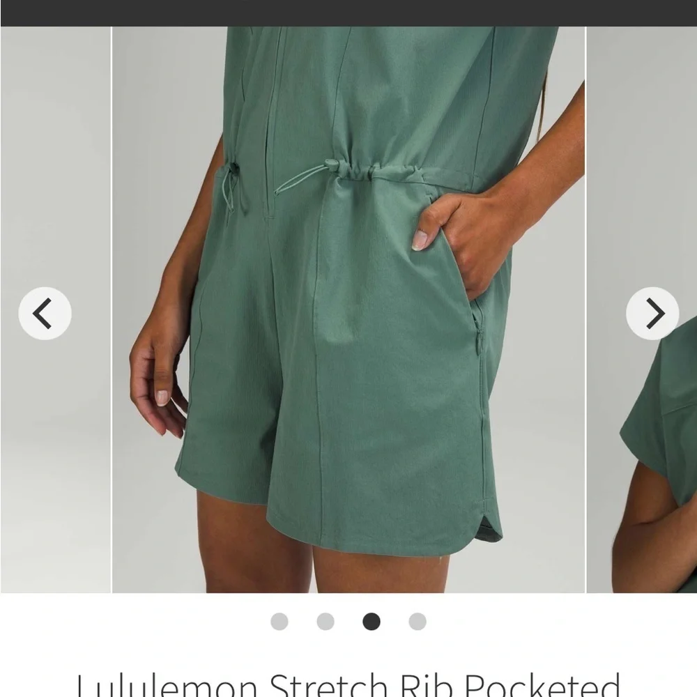 LULULEMON STRETCH RIB POCKETED ROMPER
